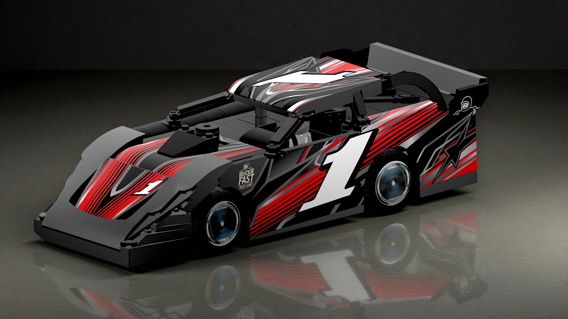 BrickinFast Dirt Late Model – left side